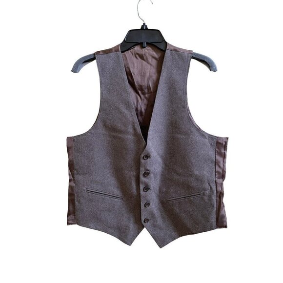 Brown Reversible Vest - Picture 3 of 3